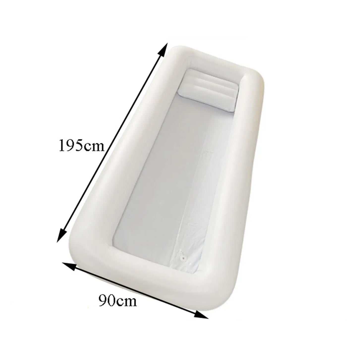 Bañera inflable – Ducha y lavatorio portátil tipo tina para adultos mayores